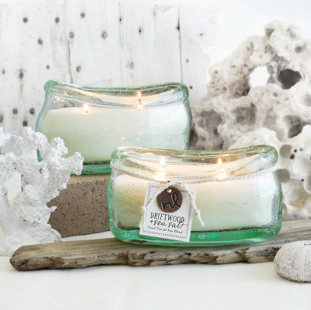 Recycled Glass Candle