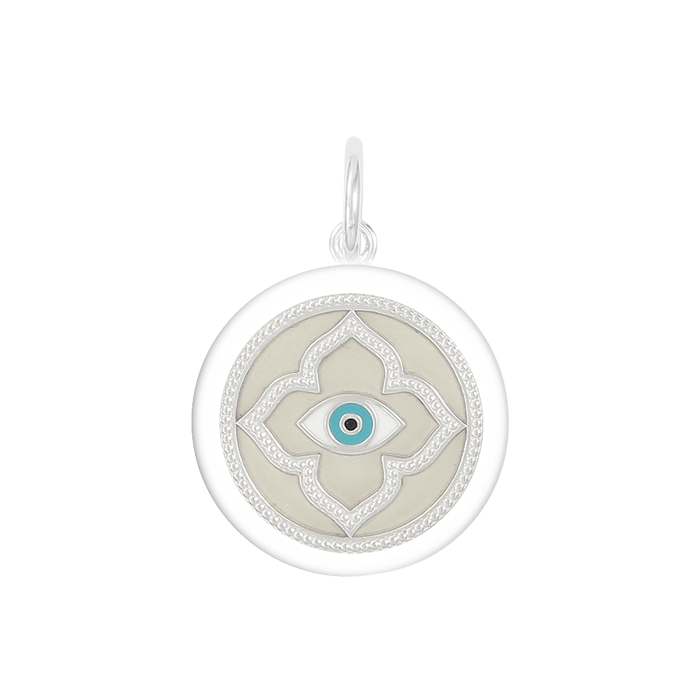 LOLA Evil Eye Pendant Ivory