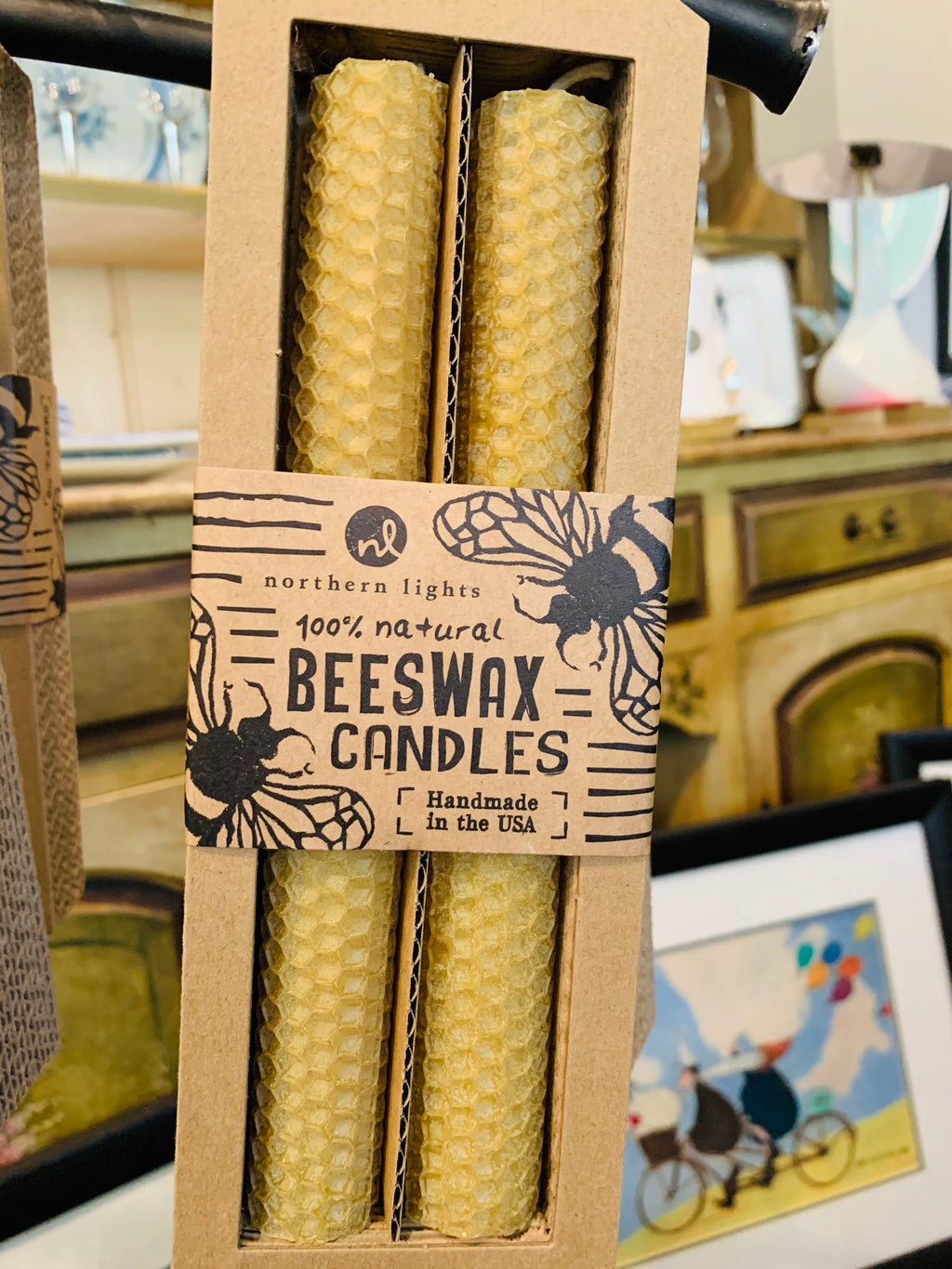 Handmade bees wax candles